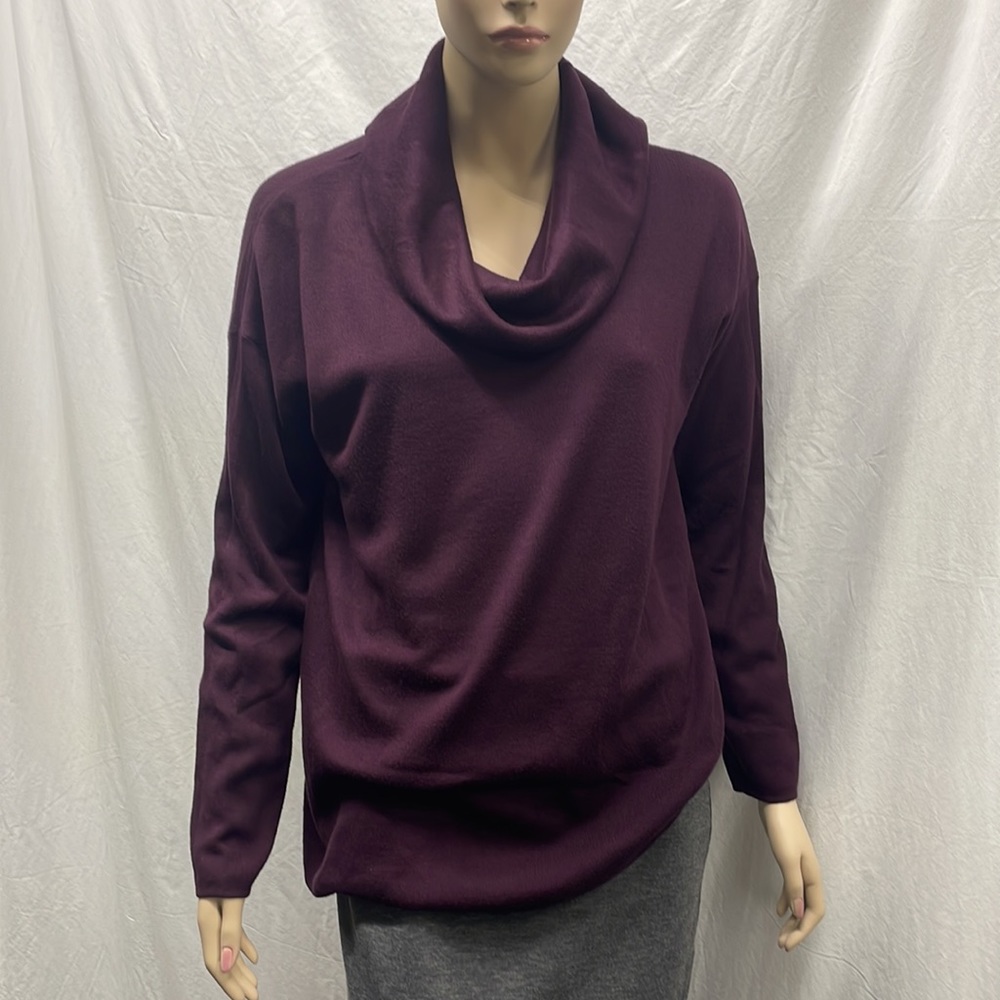 Calvin Klein Women's Plum Cowl Neck Sweater